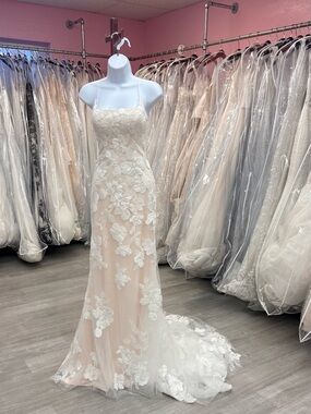Private Label New Harmonie size 6 Weeding dress gown ivory lace